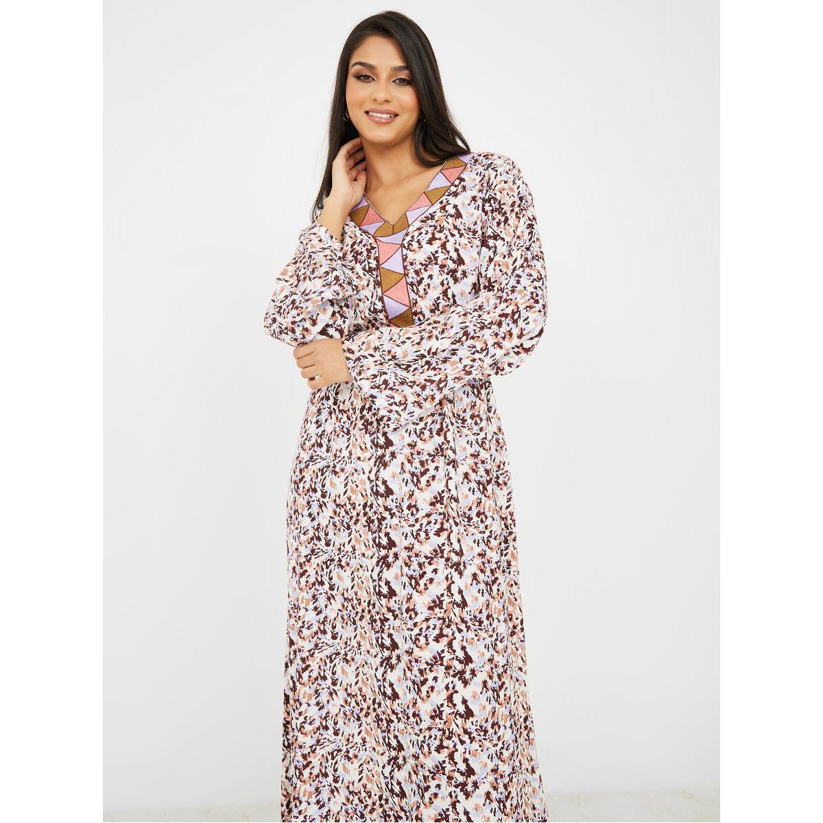 جلابية مطرزة ومطبعة بالكامل-women-arabicclothing-jalabiyas-image-2