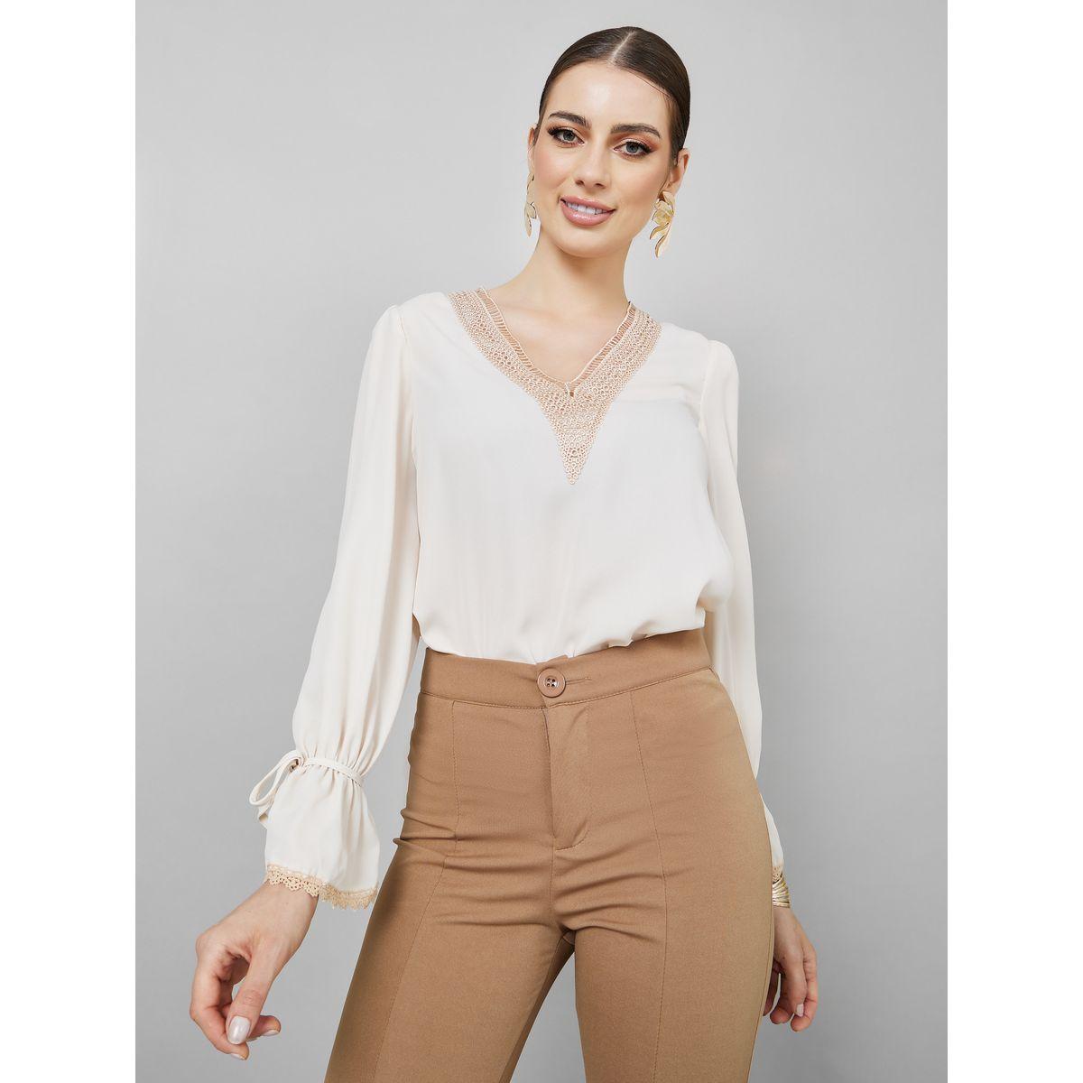 بلوزة بتداخلات دانتيل واكمام طويلة-women-clothing-shirtsandblouses-blouses-image-1