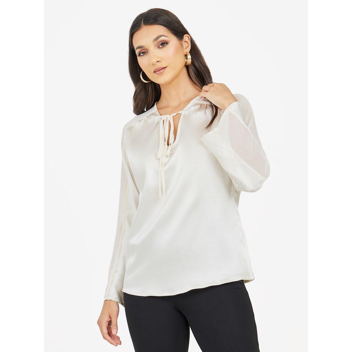 Styli Regular Fit Tie-Up Neck Blouse-women-clothing-shirtsandblouses-blouses-image-3