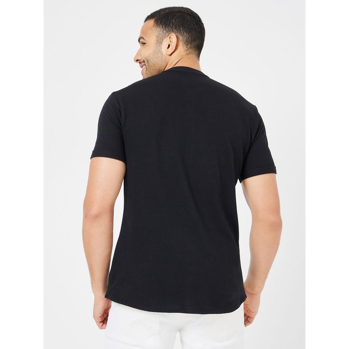Styli Pure Cotton Micro Pique Knitted Shirt-men-clothing-shirts-image-4