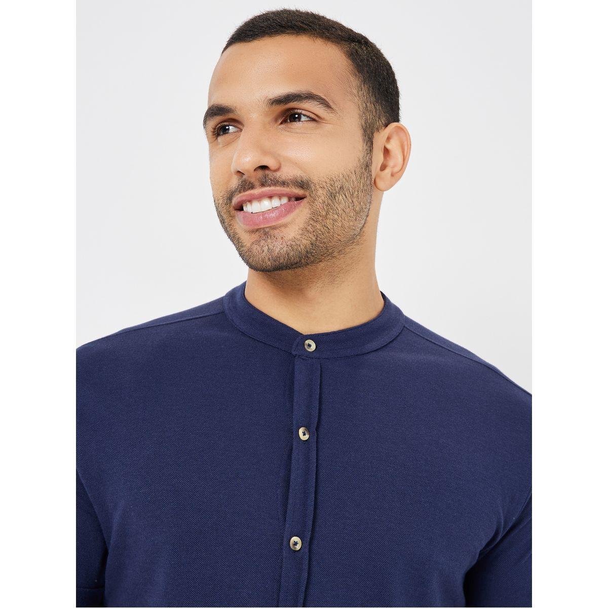 قميص محبوك بأكمام قصيرة-men-clothing-shirts-image-3