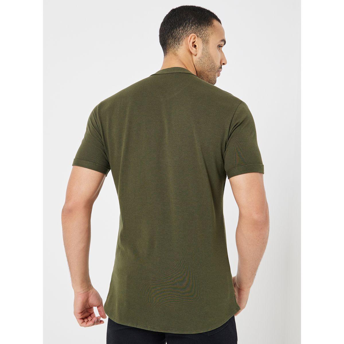 Styli Pure Cotton Micro Pique Knitted Shirt-men-clothing-shirts-image-4