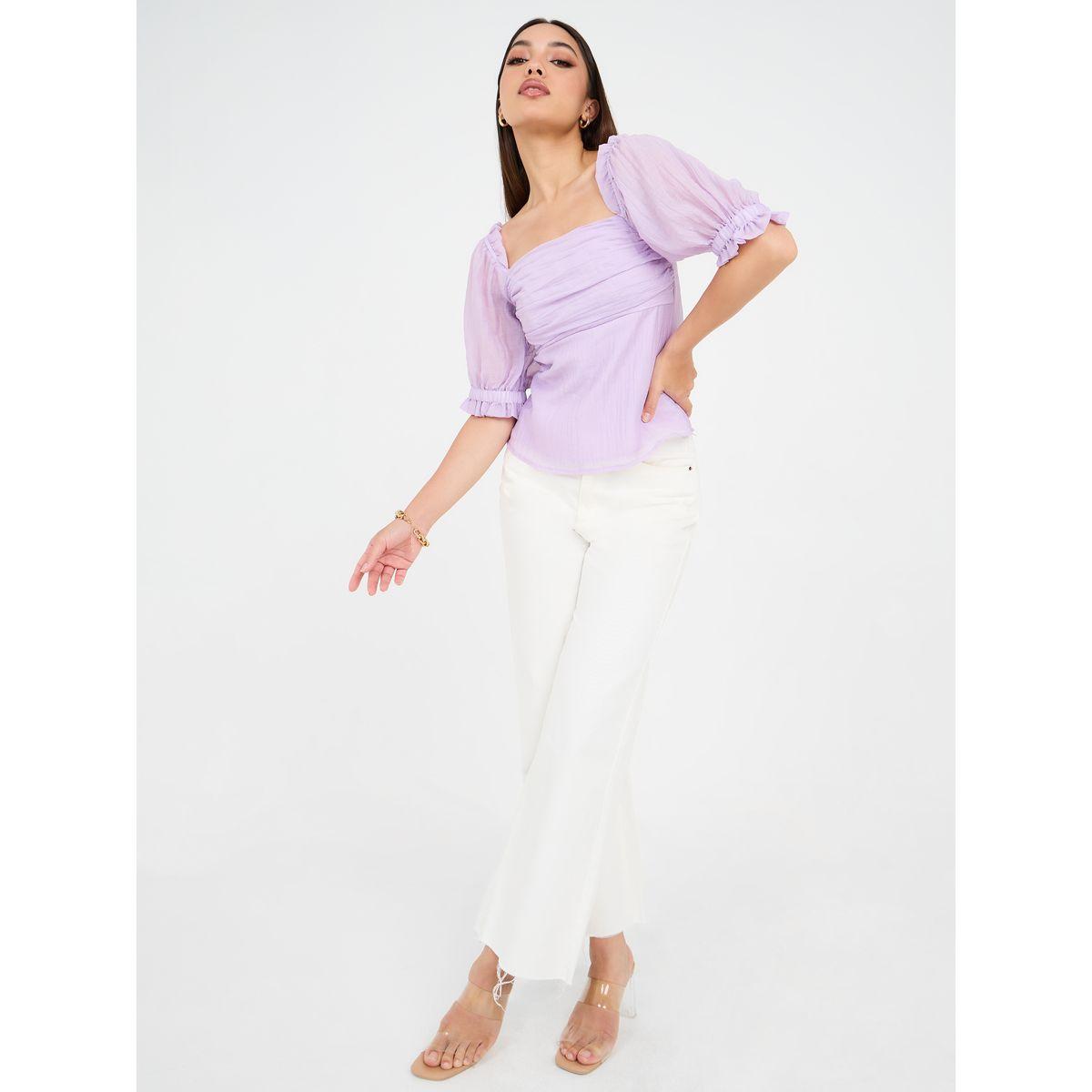 Styli Square Neck Slim Fit Blouse-women-clothing-shirtsandblouses-blouses-image-2