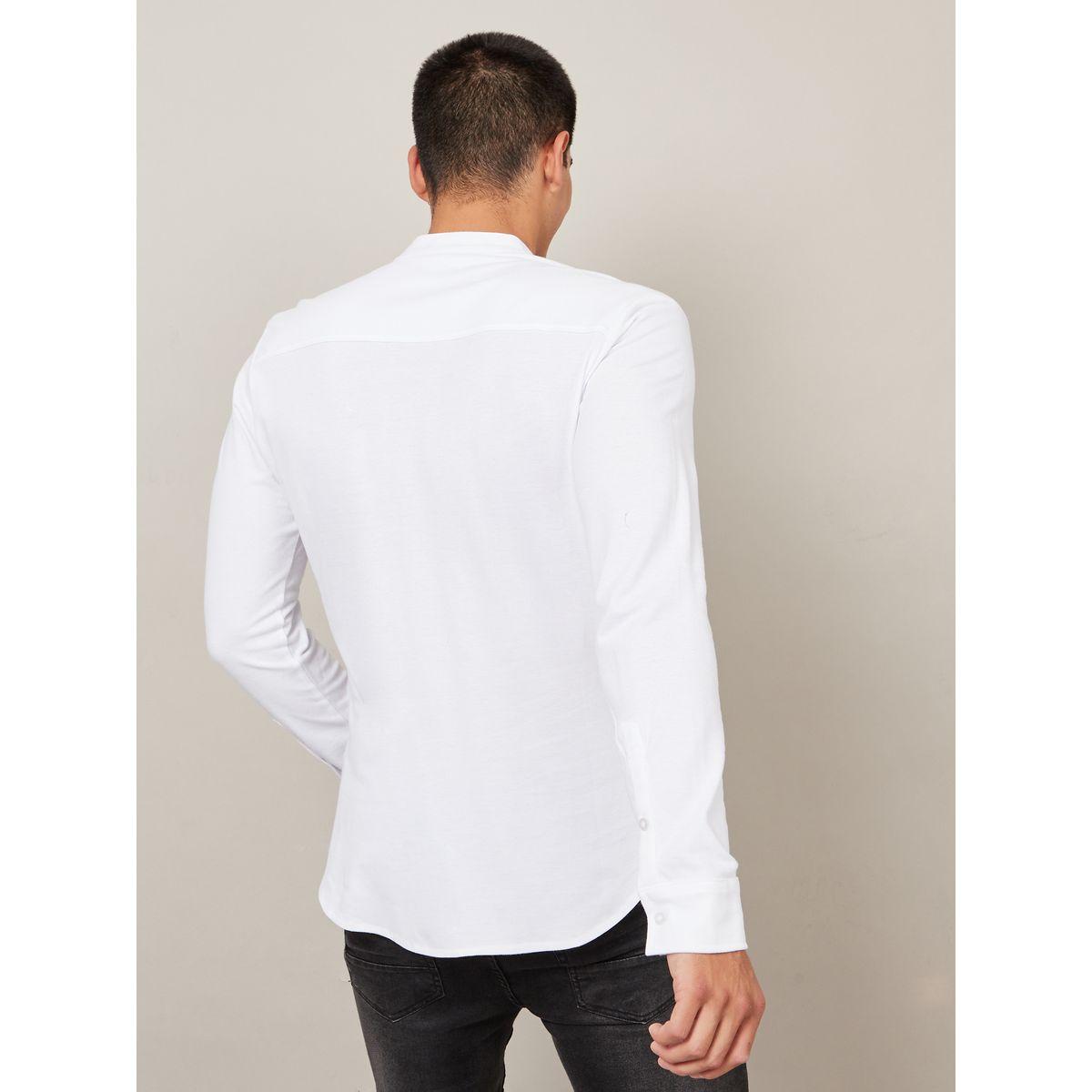 Styli Grandad Collar Knit Shirt-men-clothing-shirts-image-4