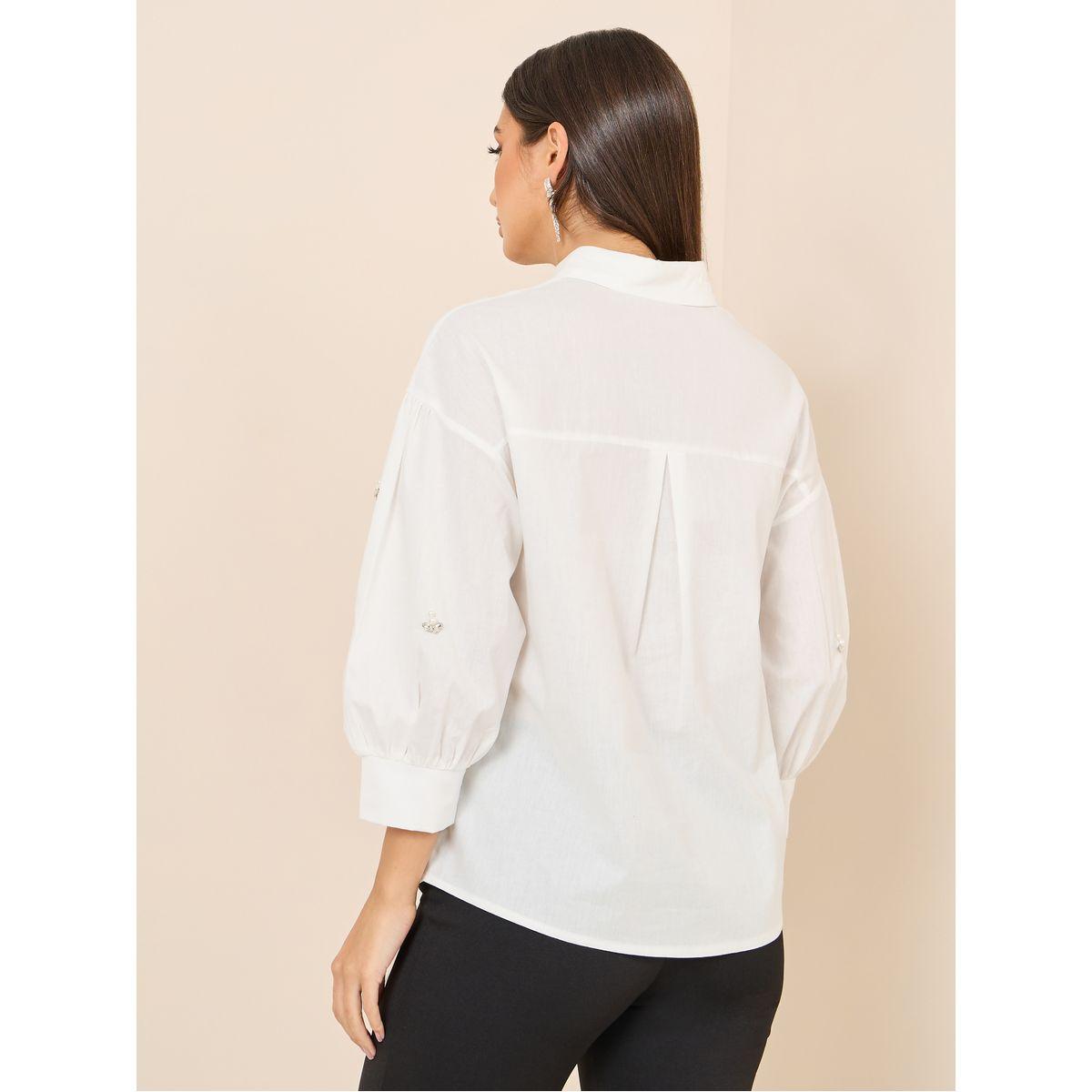 Styli Embellished 3/4 Sleeve Regular Fit Shirt-women-clothing-shirtsandblouses-shirts-image-5