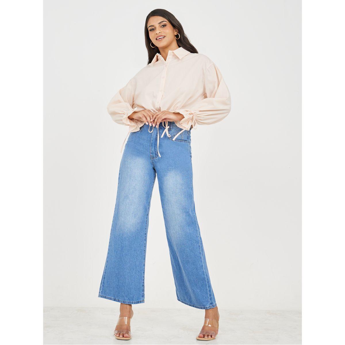 بلوزة بقصة واسعة وأربطة-women-clothing-shirtsandblouses-shirts-image-2