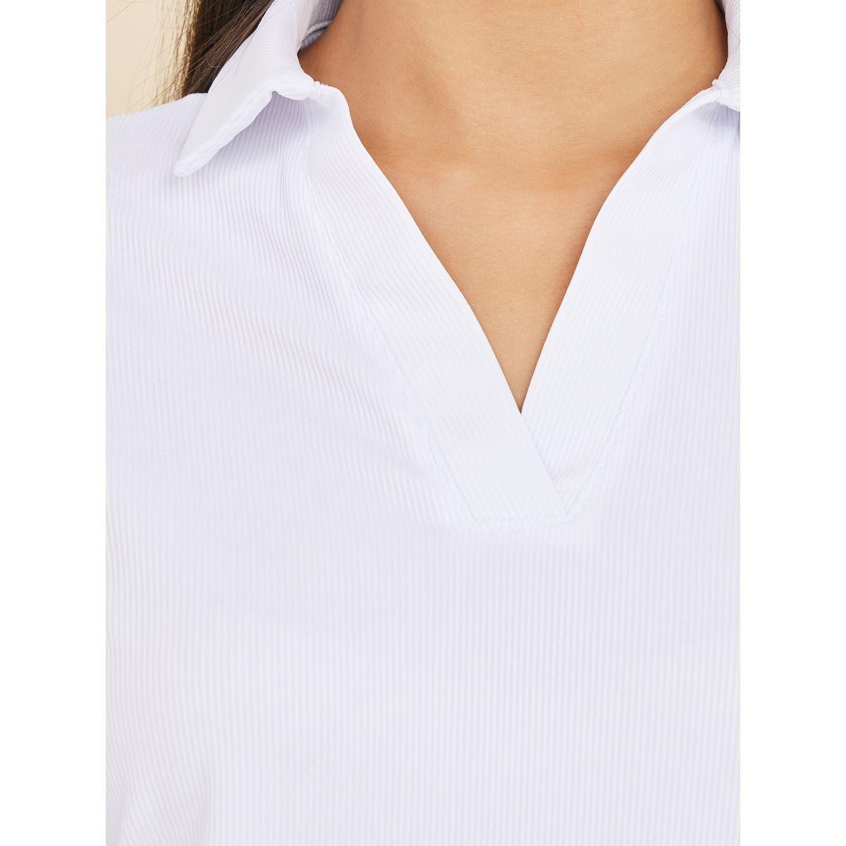 Styli Regular Fit Collared Neck Polo T-shirt-women-clothing-tshirts-image-3