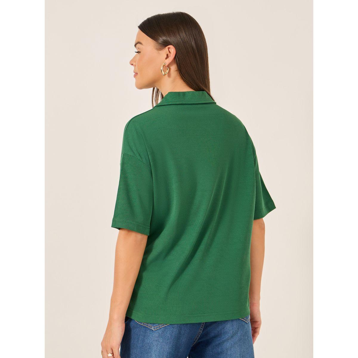 Styli Regular Fit Short Sleeve Polo Neck T-Shirt-women-clothing-tshirts-image-5