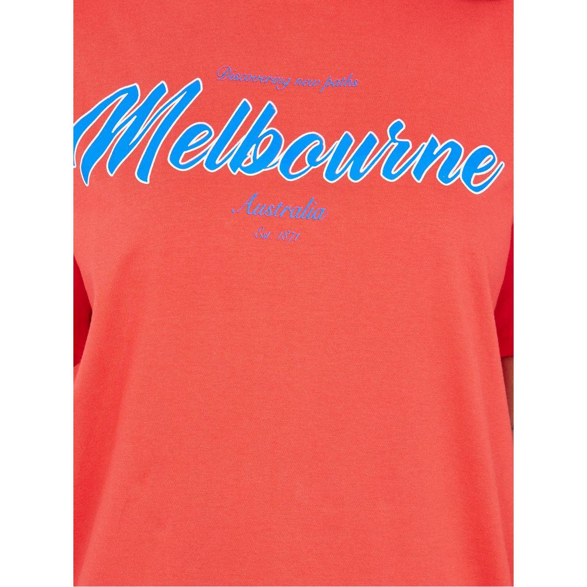 Styli Oversized Melbourne Slogan Print Longline T-shirt-women-clothing-tshirts-image-3