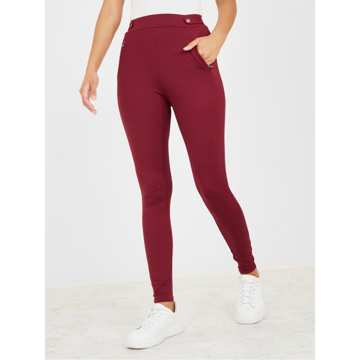 ليقنز بقصة سكيني وجيوب-women-clothing-bottoms-leggings-image-1