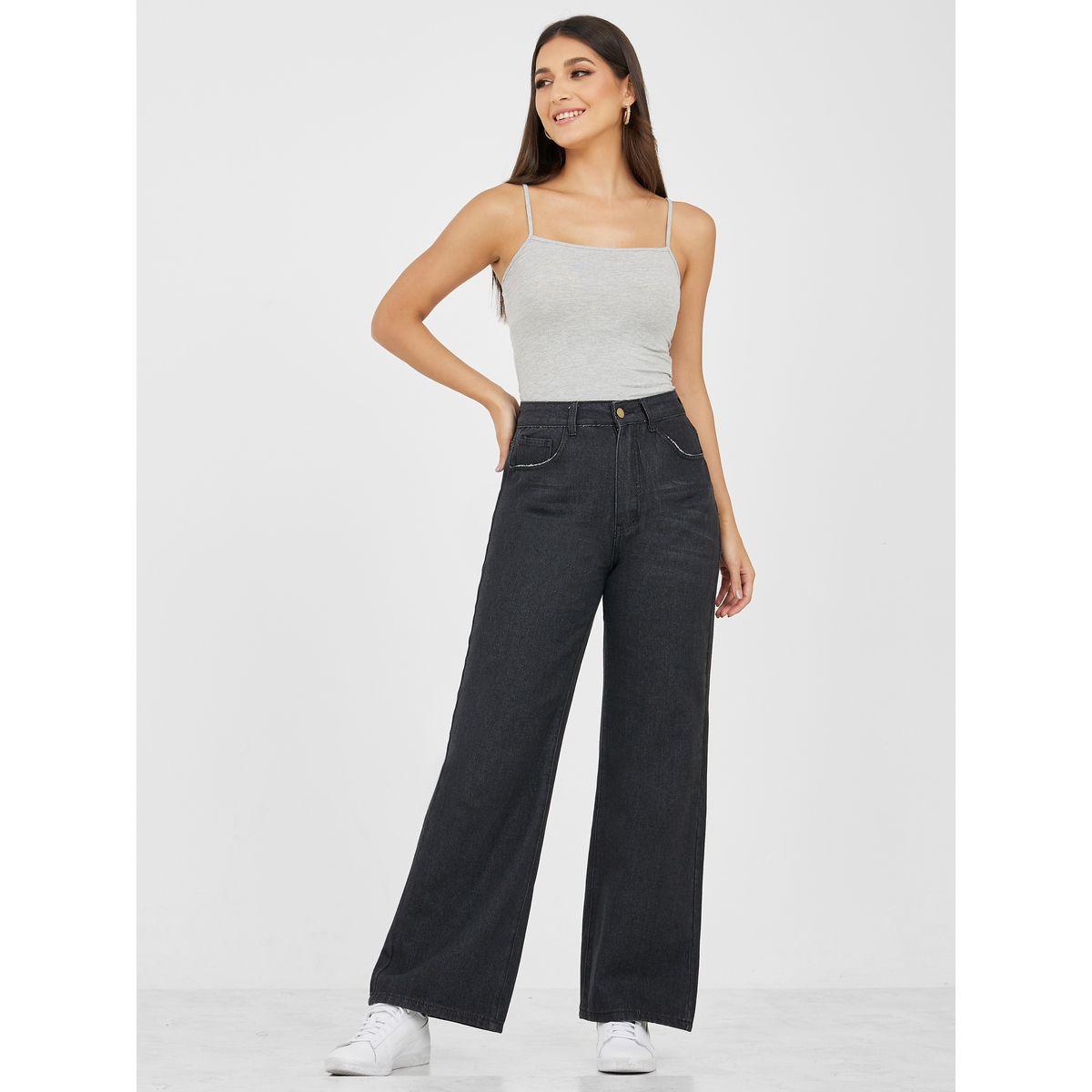 Styli High Rise Washed Wide Leg Jeans-women-clothing-bottoms-jeans-image-2