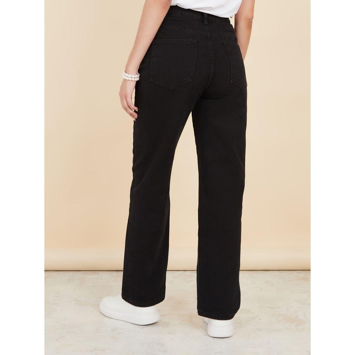 Styli High Rise Denim Straight Leg Jeans-women-clothing-bottoms-jeans-image-4