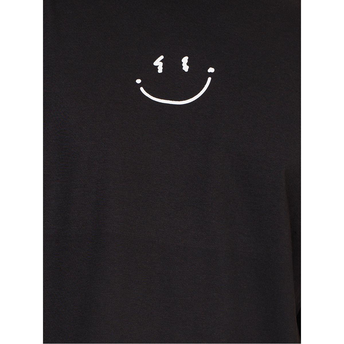 Styli Oversized Minimal Smiley Chest Print T-shirt-men-clothing-tshirtsandpolos-tshirts-image-3