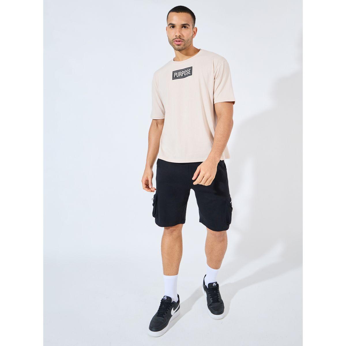 Styli Oversized Slogan Print Detail T-Shirt-men-clothing-tshirtsandpolos-tshirts-image-2