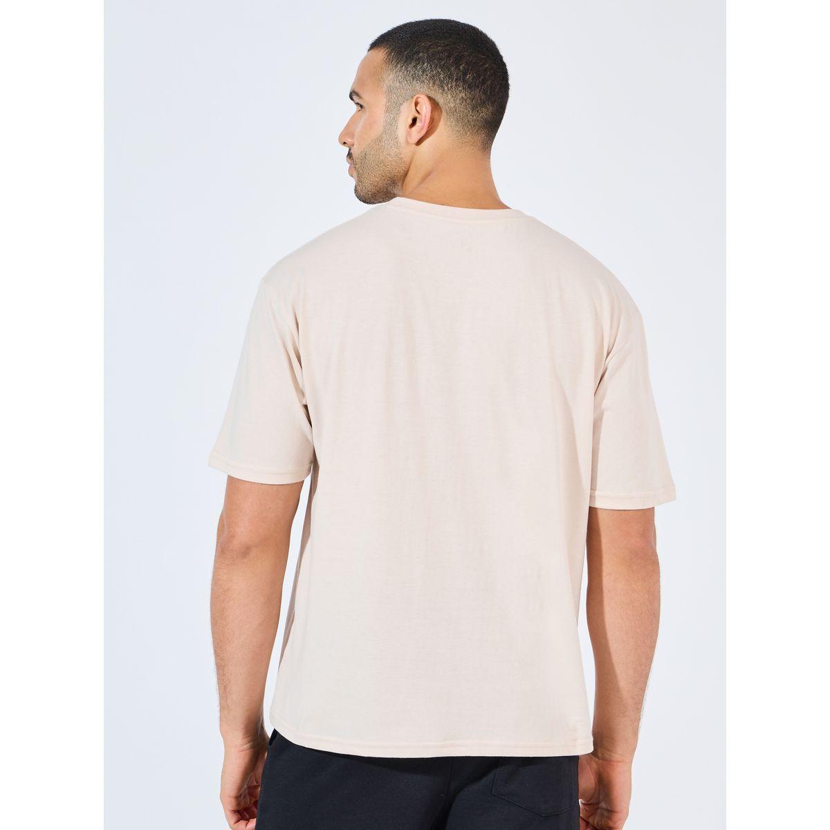 Styli Oversized Slogan Print Detail T-Shirt-men-clothing-tshirtsandpolos-tshirts-image-4