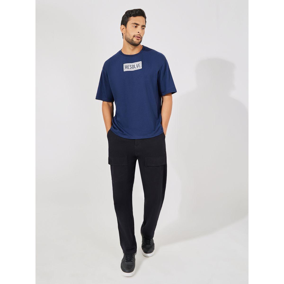 تيشيرت فضفاض مطبع بطبعة كتابة-men-clothing-tshirtsandpolos-tshirts-image-2