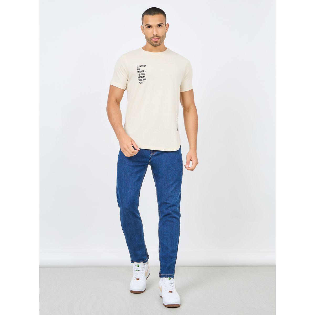 Styli Typo Placement Print Curved Hem Regular Fit T-shirt-men-clothing-tshirtsandpolos-tshirts-image-2