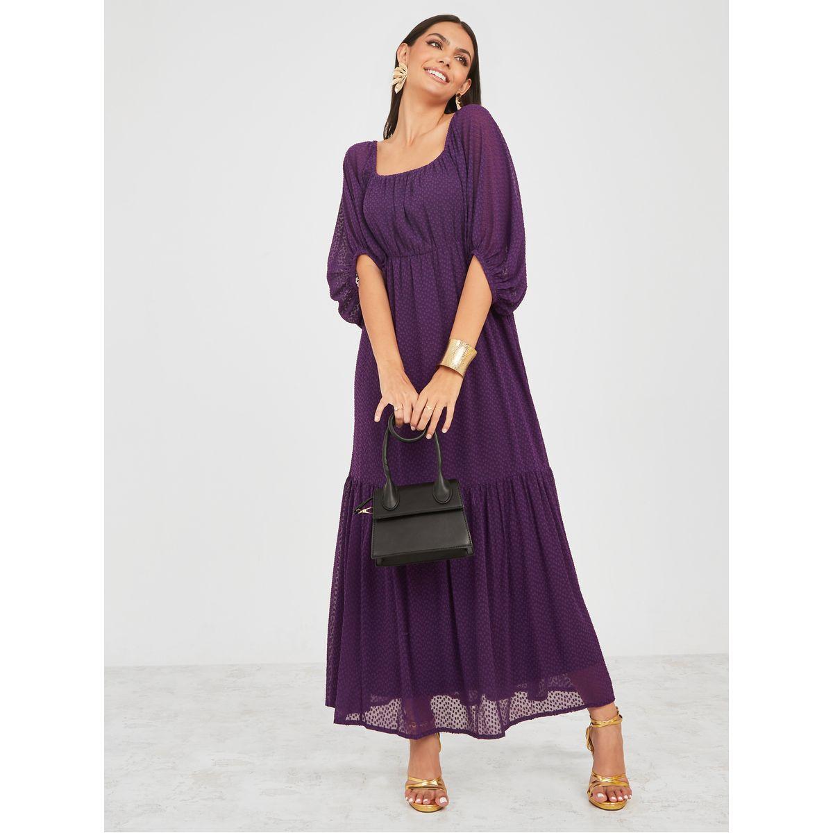 فستان طويل بياقة واسعة-women-clothing-dresses-image-1