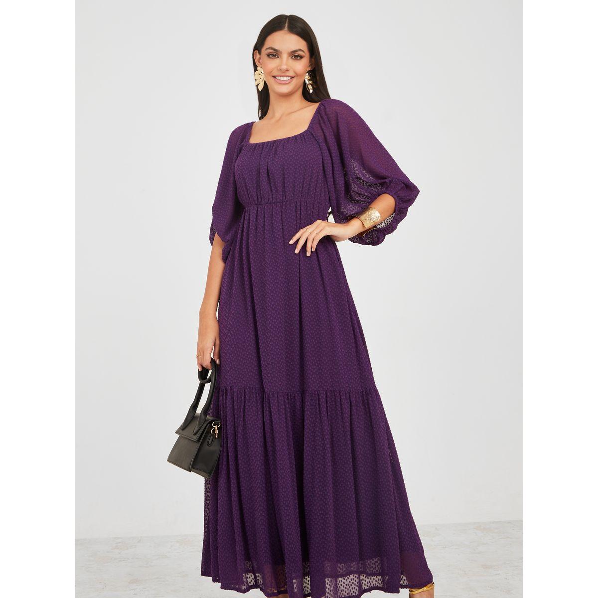 فستان طويل بياقة واسعة-women-clothing-dresses-image-2