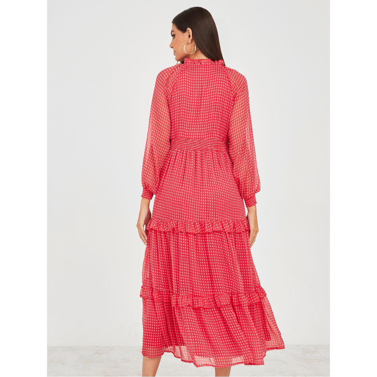 فستان طويل مزين بكسرات-women-clothing-dresses-image-4