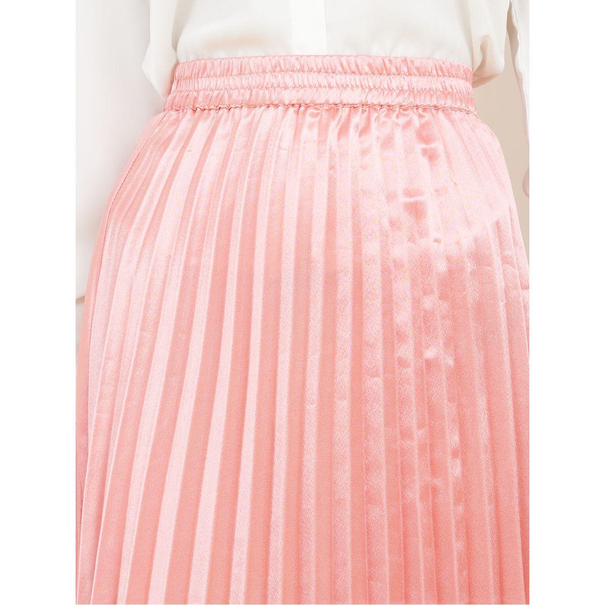 Styli Solid Pleated Maxi Skirt-women-clothing-bottoms-skirts-image-3