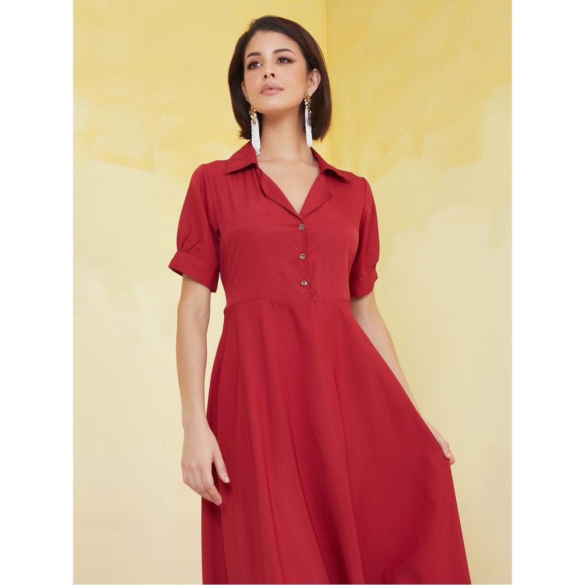 فستان طويل بأكمام منفوشة-women-clothing-dresses-image-2