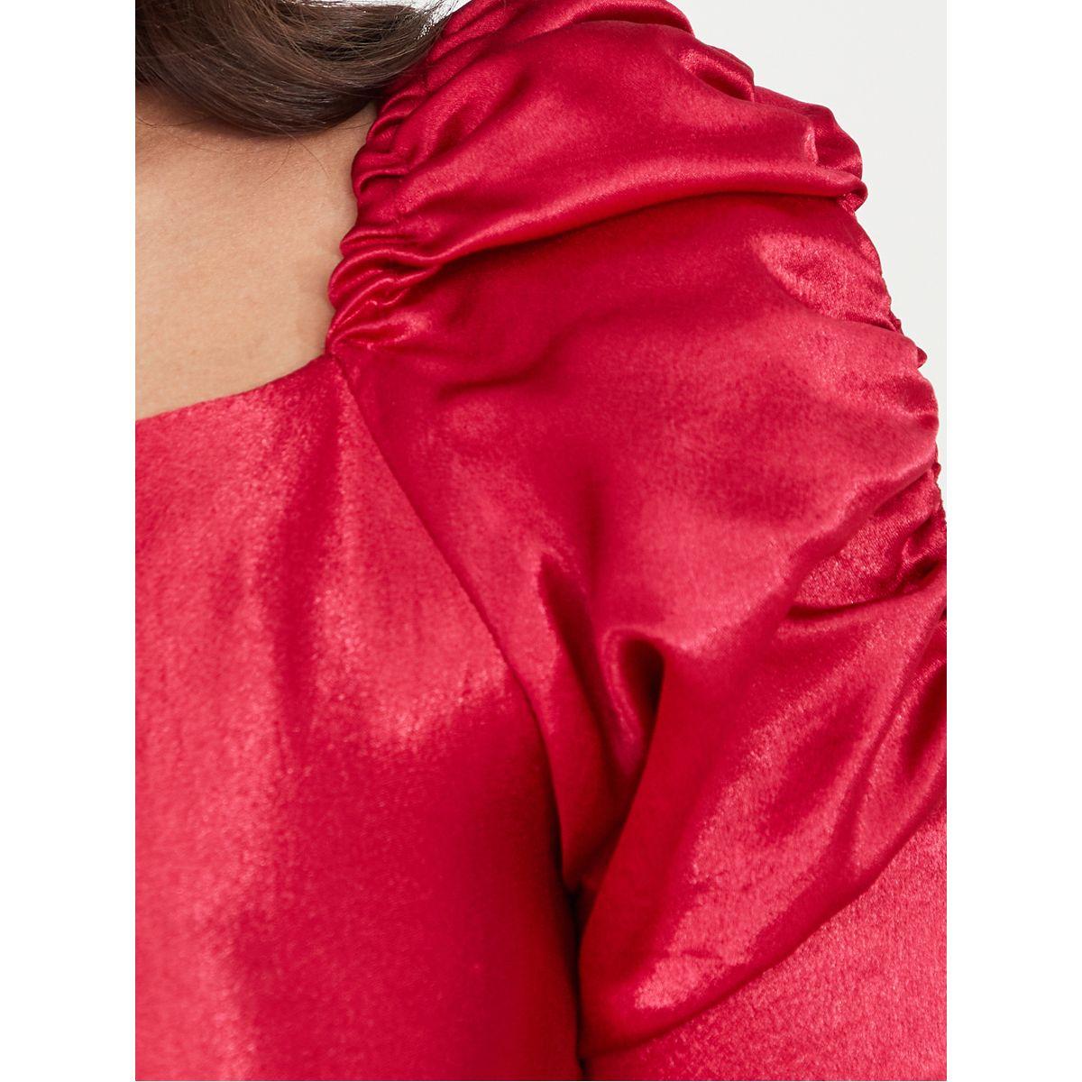 فستان ميدي بأكمام منفوشة-women-clothing-dresses-image-3