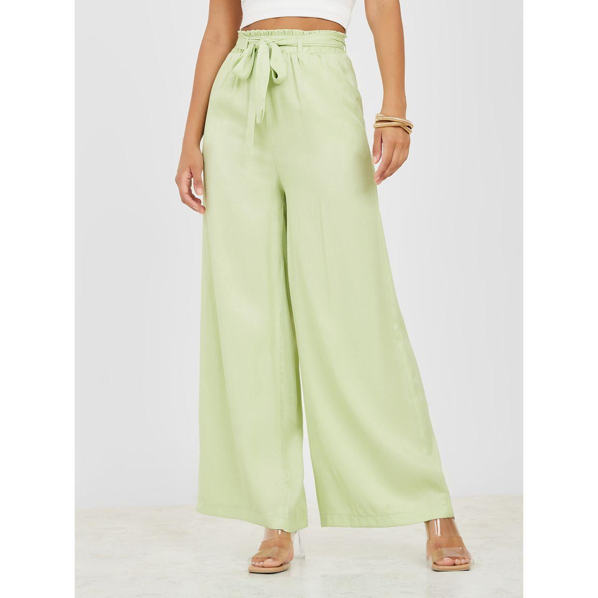 Styli Self Tie Belt Wide Leg Pants-women-clothing-bottoms-trousers-image-1