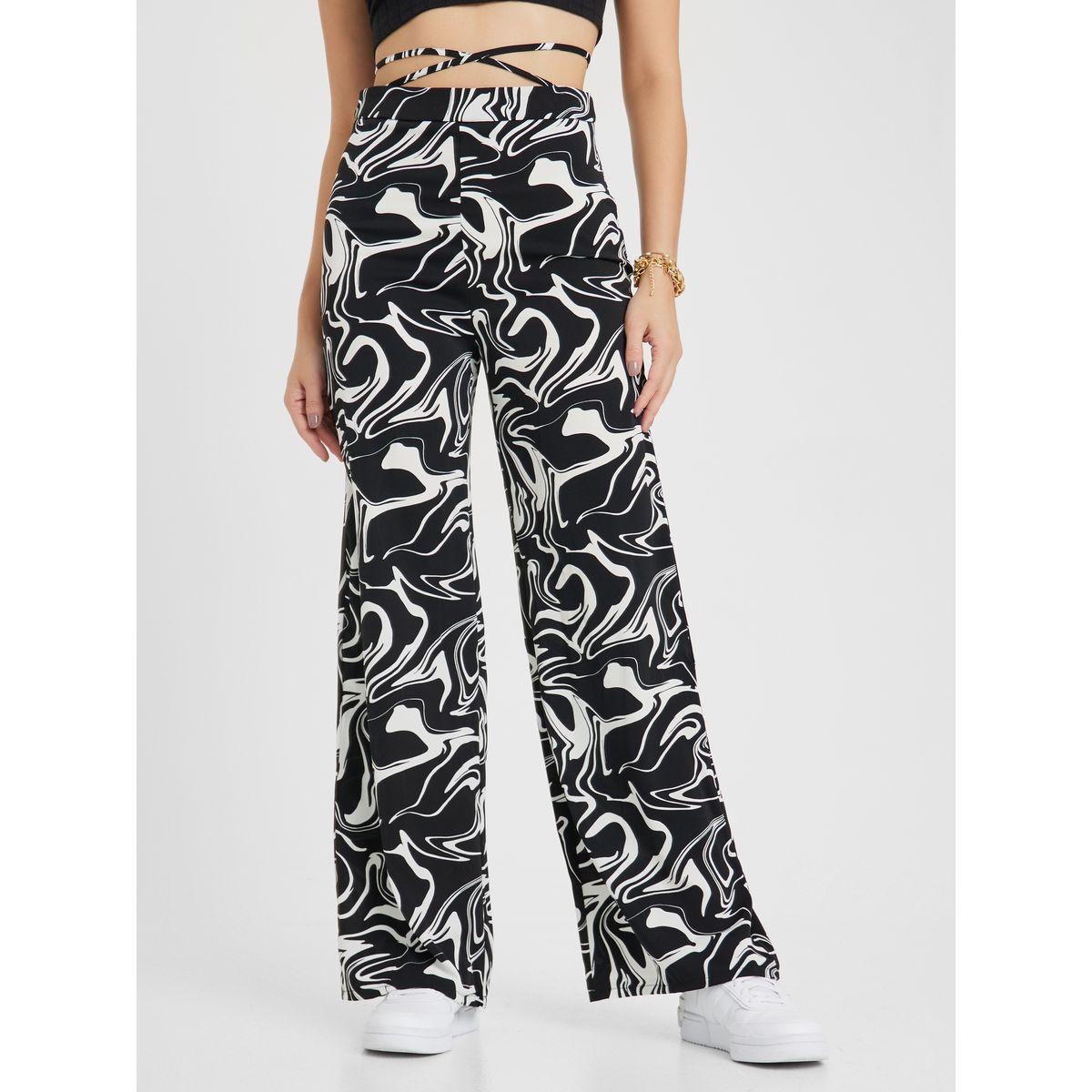 بنطال واسع الأرجل بطبعة ماربل-women-clothing-bottoms-trousers-image-3