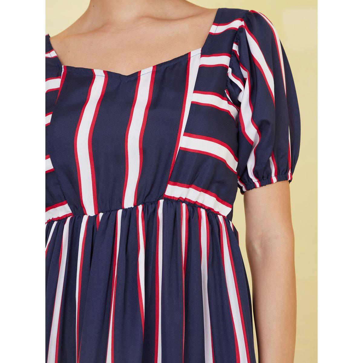 Styli Striped Puff Sleeves Maxi Dress-women-clothing-dresses-image-3