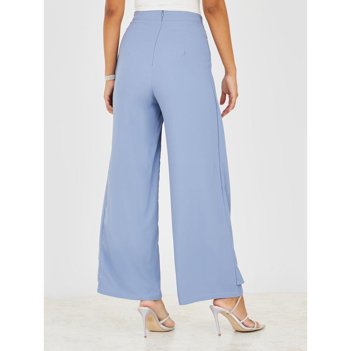 بنطال واسع الأرجل وأربطة بخصر-women-clothing-bottoms-trousers-image-4