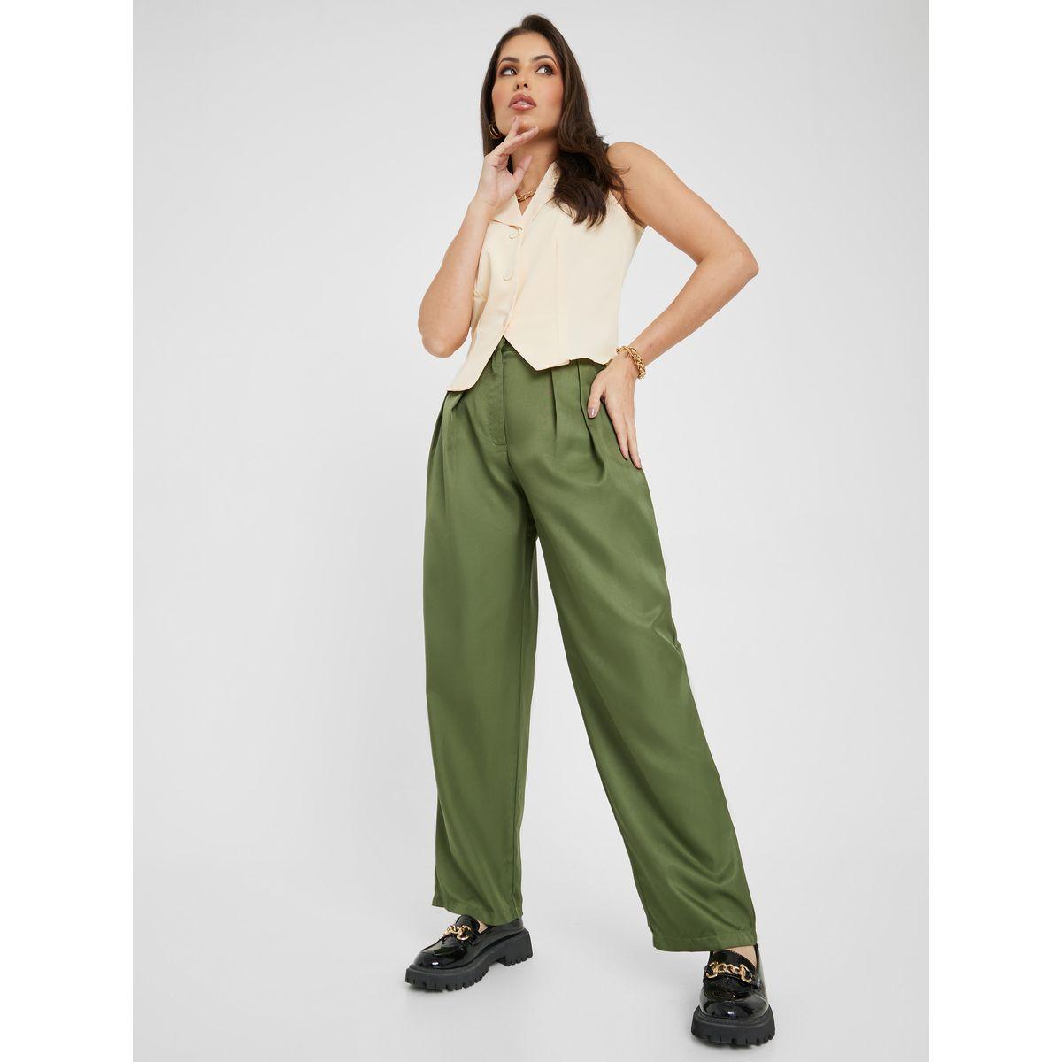Styli High Rise Pleated Tapered Pant-women-clothing-bottoms-trousers-image-1