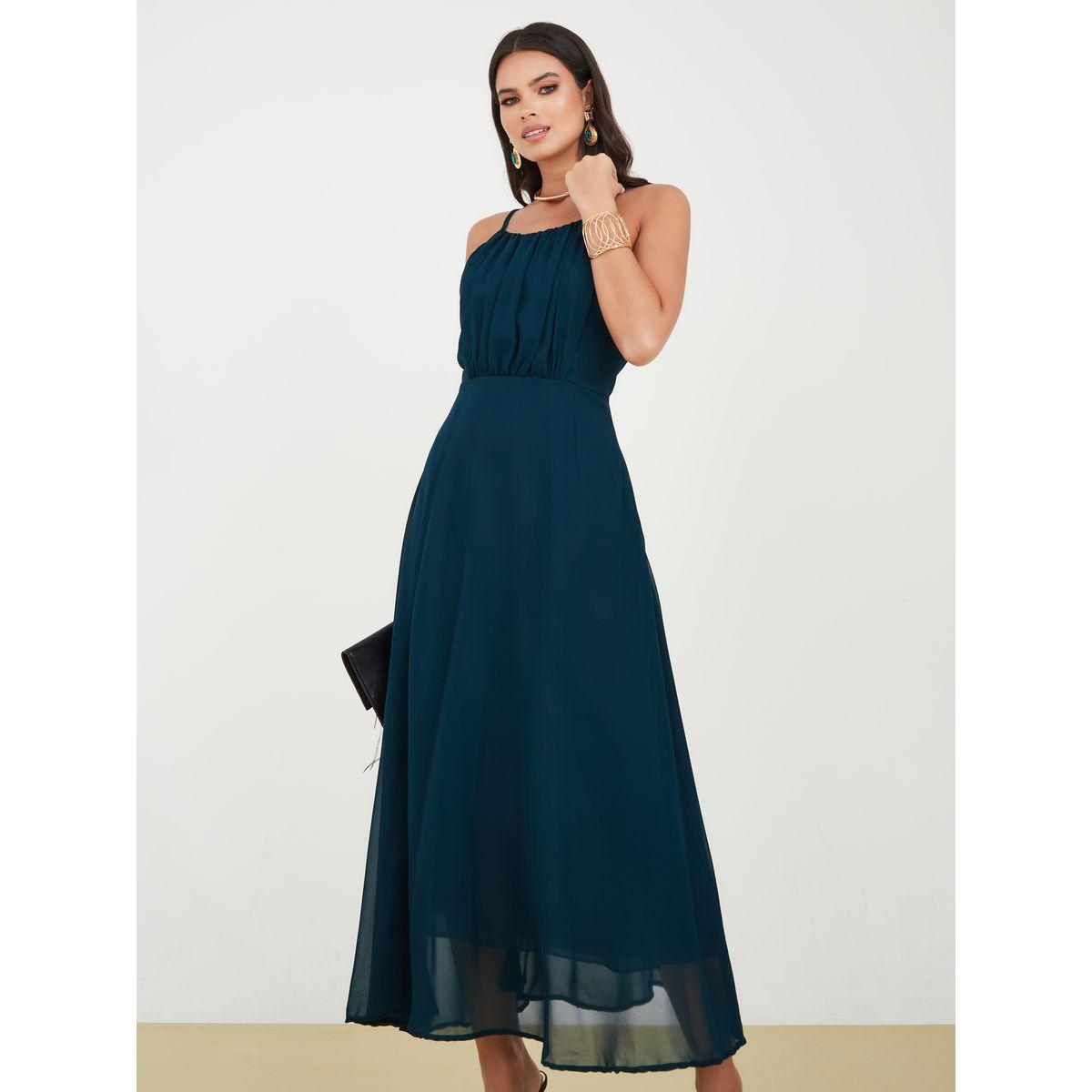 Styli Strappy A-Line Maxi Dress-women-clothing-dresses-image-1