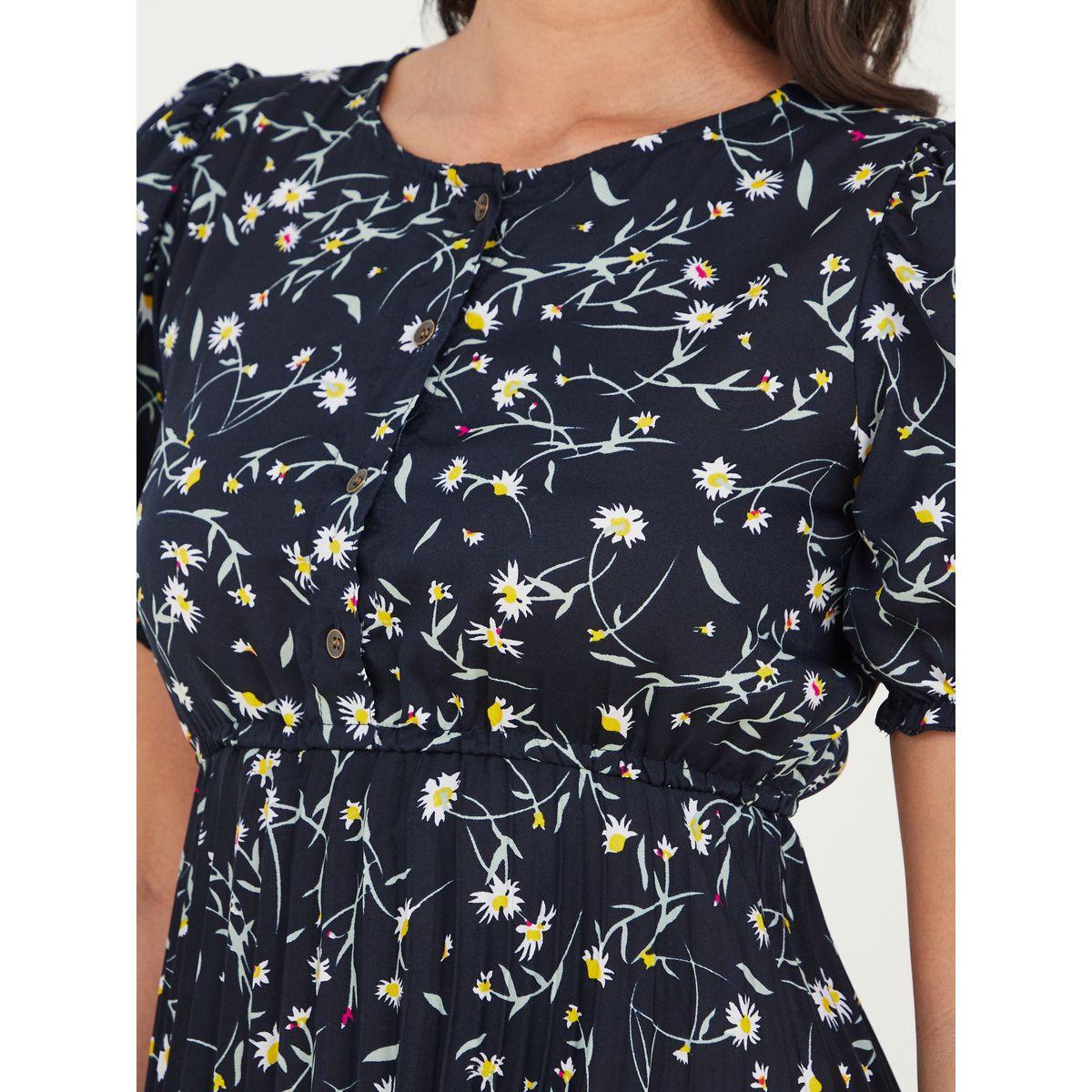 Styli Floral Print A-Line Midi Dress-women-clothing-dresses-image-3