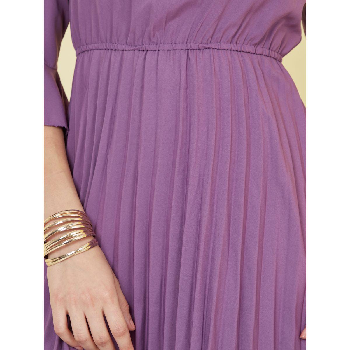 Styli Bell Sleeve Accordion Pleated Maxi Dress-women-clothing-dresses-image-3