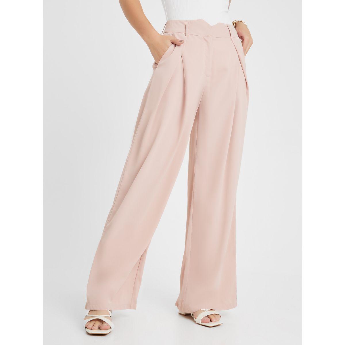 بنطال واسع الأرجل مع كسرات-women-clothing-bottoms-trousers-image-2