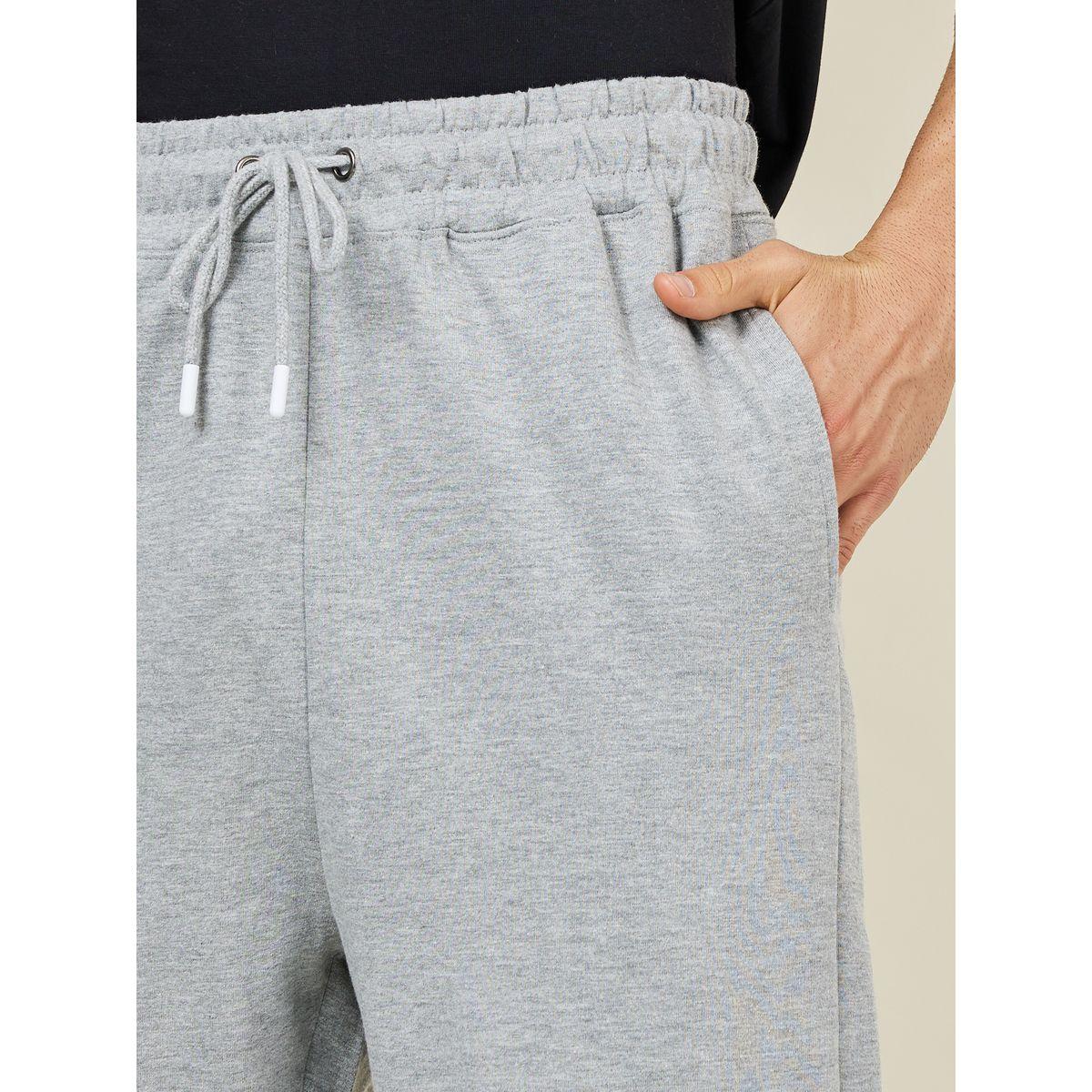Styli Oversized Straight Leg Open Hem Jogger with Popper Button-men-clothing-bottoms-joggers-image-5