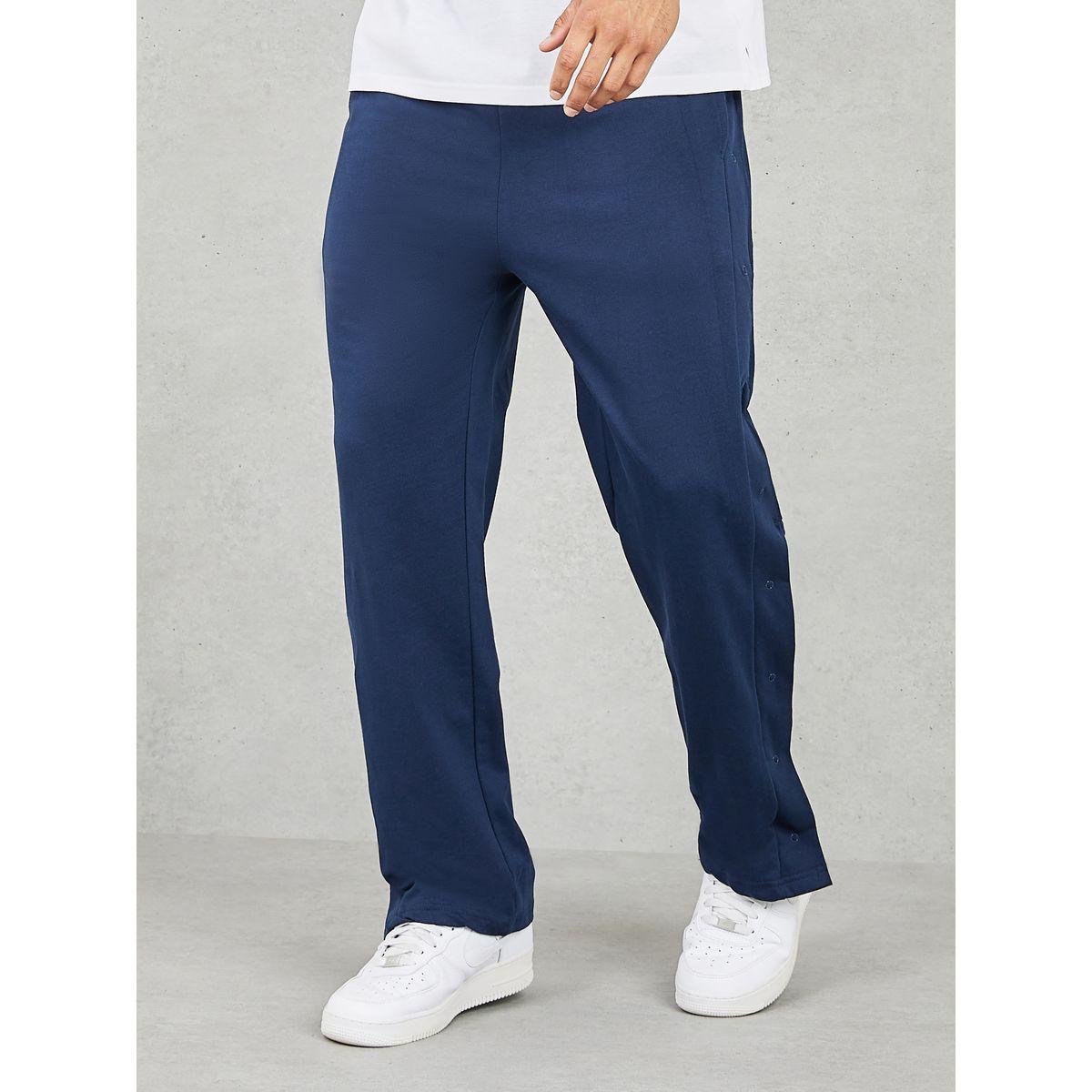 Styli Oversized Straight Leg Open Hem Jogger with Popper Button-men-clothing-bottoms-joggers-image-1