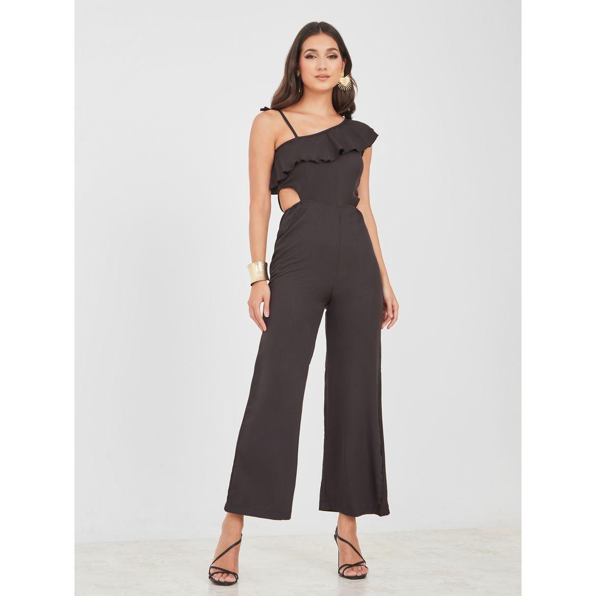 Styli One Shoulder Neck Straight Leg Jumpsuit-women-clothing-jumpsuits-image-1