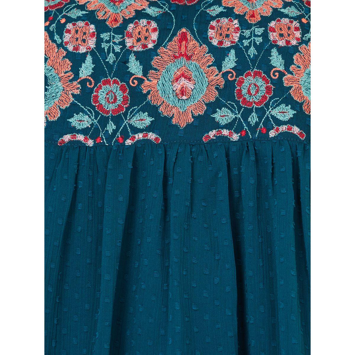 Styli Embroidered Detail Chiffon Peplum Top-women-clothing-shirtsandblouses-blouses-image-4
