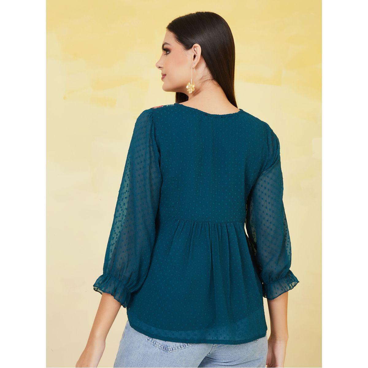 بلوزة بيبلوم بتفاصيل مطرزة-women-clothing-shirtsandblouses-blouses-image-5