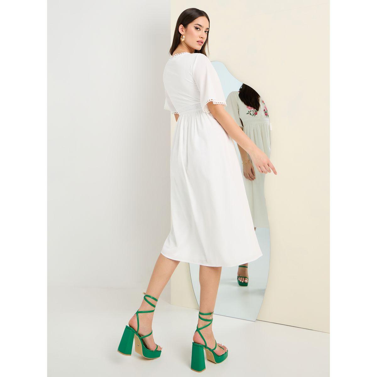 Styli Embroidered Frill Sleeve A-Line Maxi Dress-women-clothing-dresses-image-4