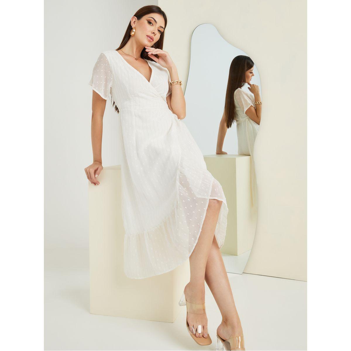 فستان ميدي بنمط لف-women-clothing-dresses-image-1