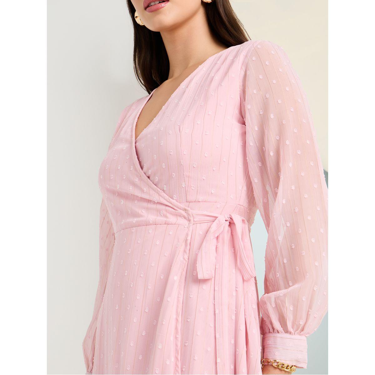 فستان ميدي بنمط لف-women-clothing-dresses-image-3