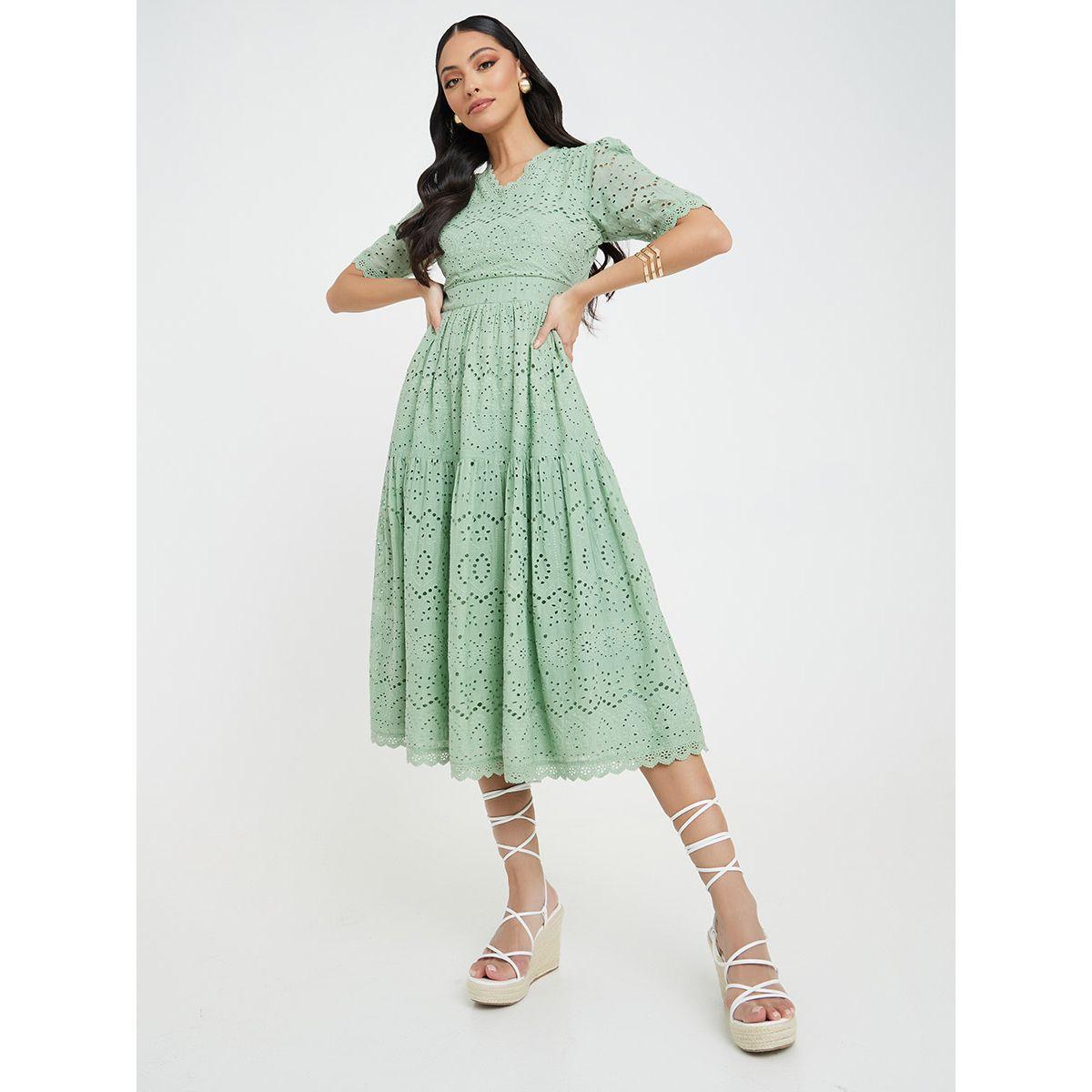 فستان ميدي مزين بفتحات-women-clothing-dresses-image-2