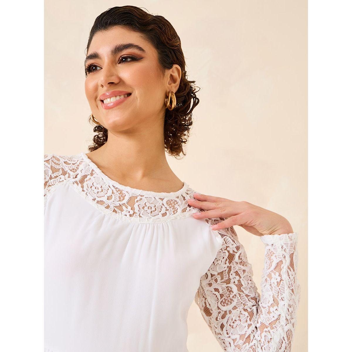 فستان طويل بكسرات ودانتيل-women-clothing-dresses-image-3