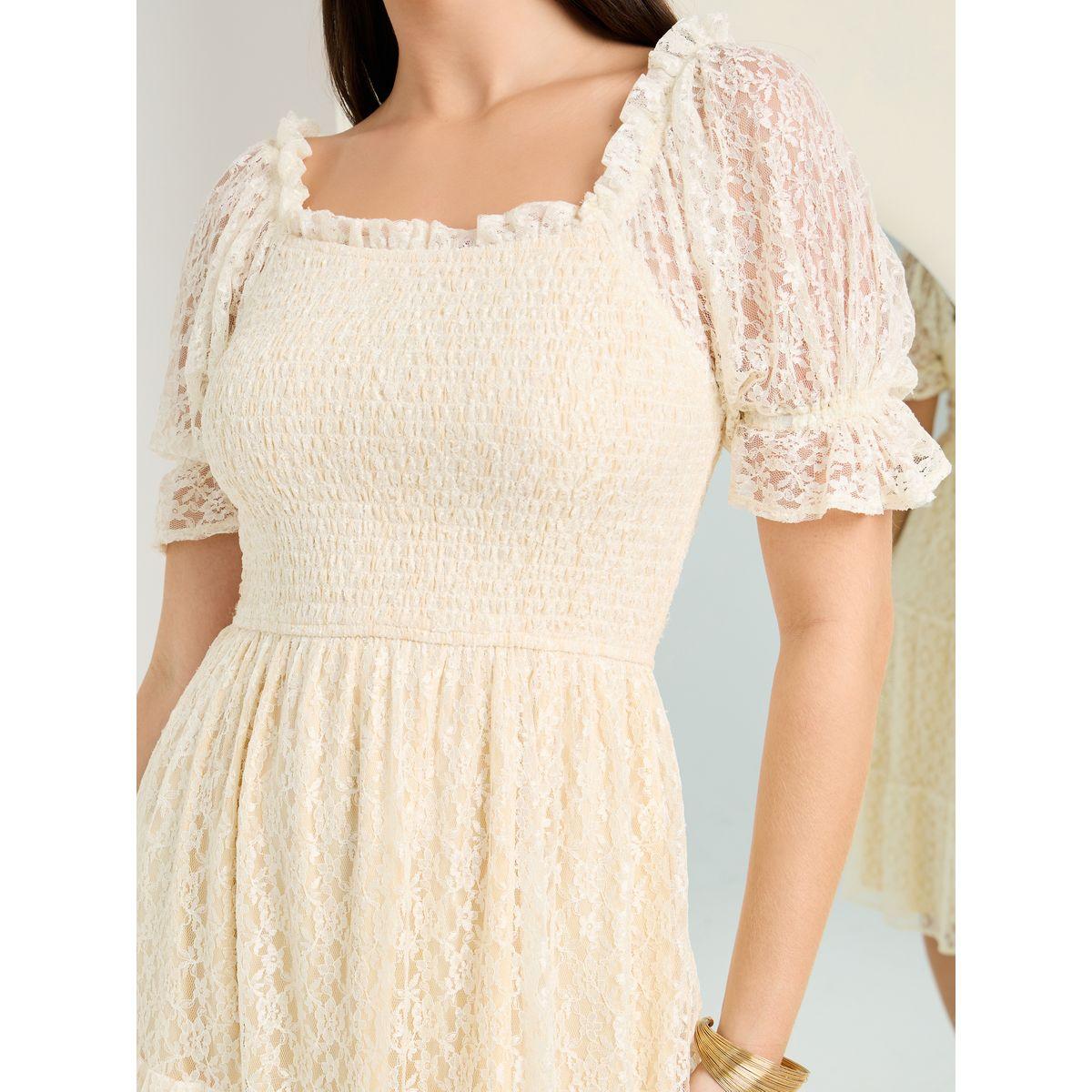 Styli Lace Detail Smocked Tiered Midi Dress-women-clothing-dresses-image-3