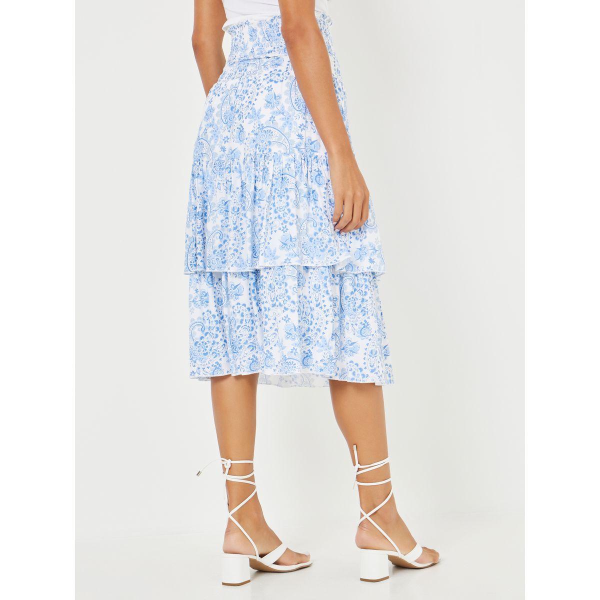 Styli Limited Paisley Print Layered Midi Skirt-women-clothing-bottoms-skirts-image-4