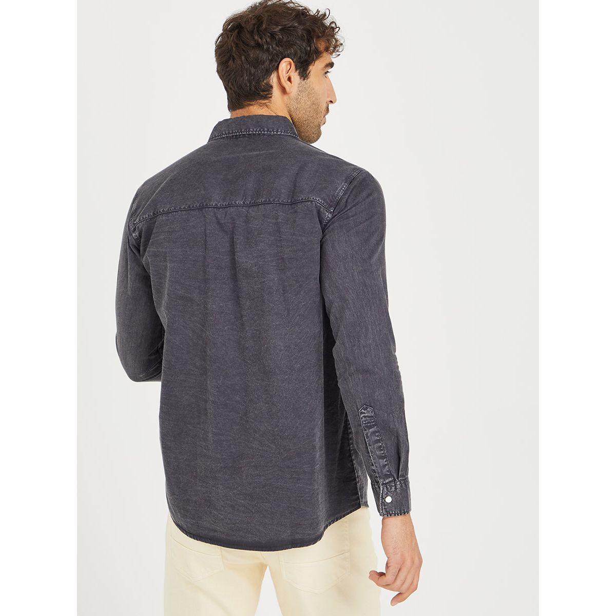 قميص دنيم بأزرار غلق-men-clothing-shirts-image-4