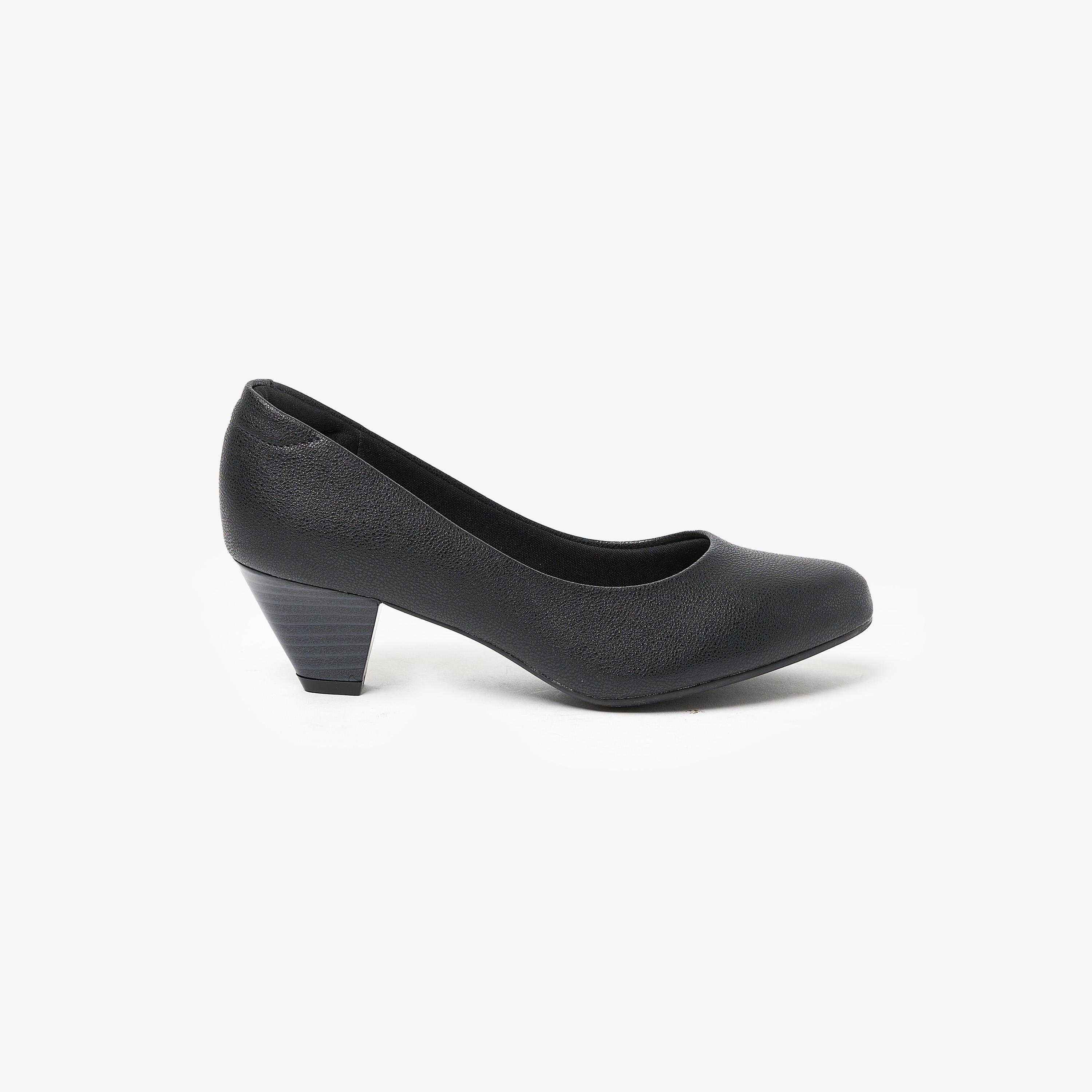 حذاء نسائي من موداري بكعب صغير ومقدمة مستديرة عند الأصابع | 7005-500-21736-women-shoes-heels-image-2